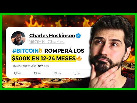 Representation of ATENTO: “Bitcoin va a romper los 500k antes del 2026” Predicción Charles Hoskinson