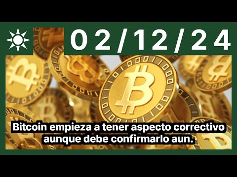 Representation of Bitcoin empieza a tener aspecto correctivo aunque debe confirmarlo aun.