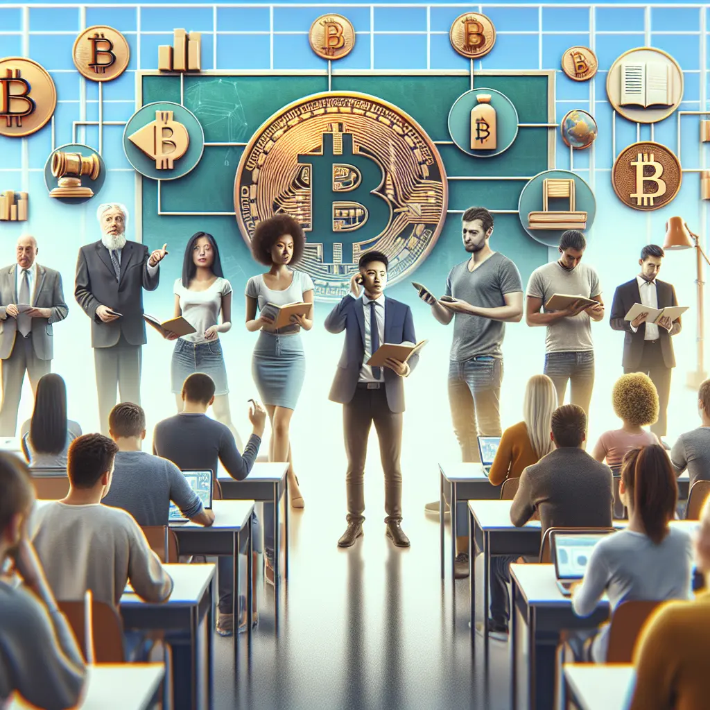 Representation of El papel de Bitcoin en mejorar la alfabetización y educación financiera