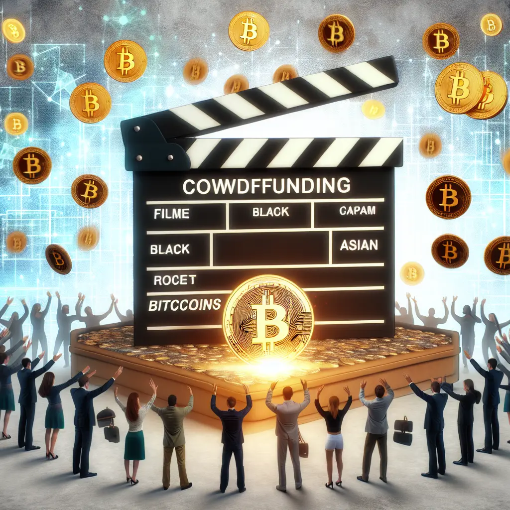 Representation of Bitcoin's Role in Revolutionizing the Film Industry's Crowdfunding Model