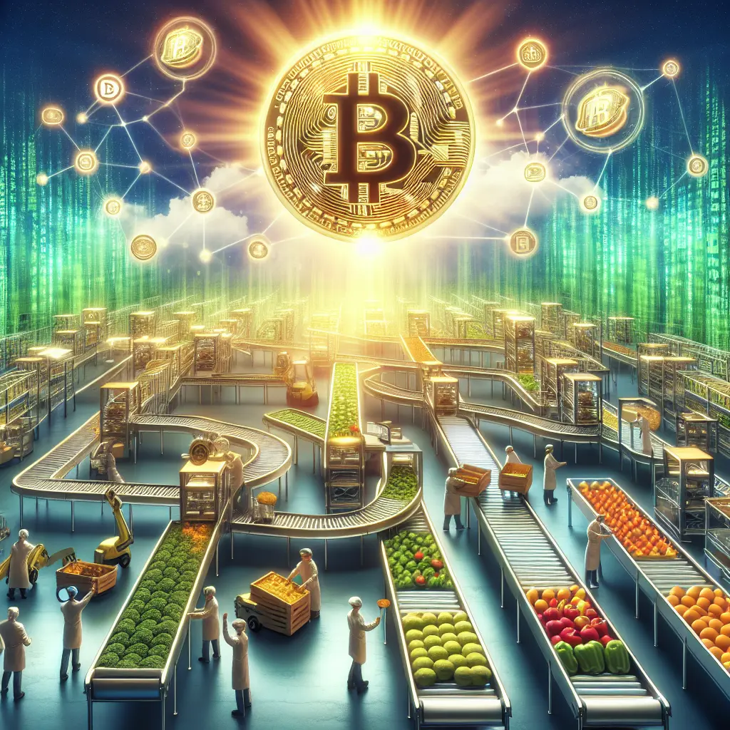 Representation of Bitcoin's Role in Revolutionizing the Food Supply Chain