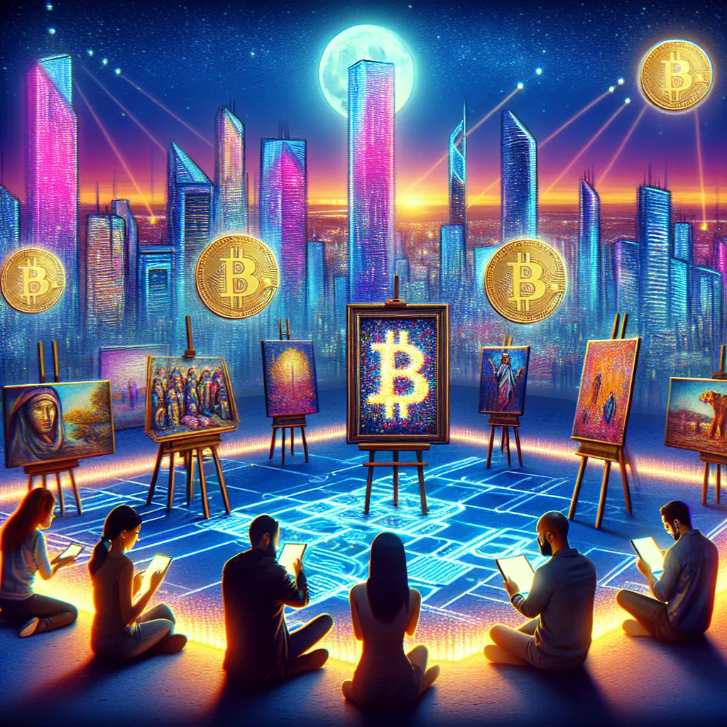 Representation of El papel de Bitcoin en dar forma al futuro de la propiedad del arte digital