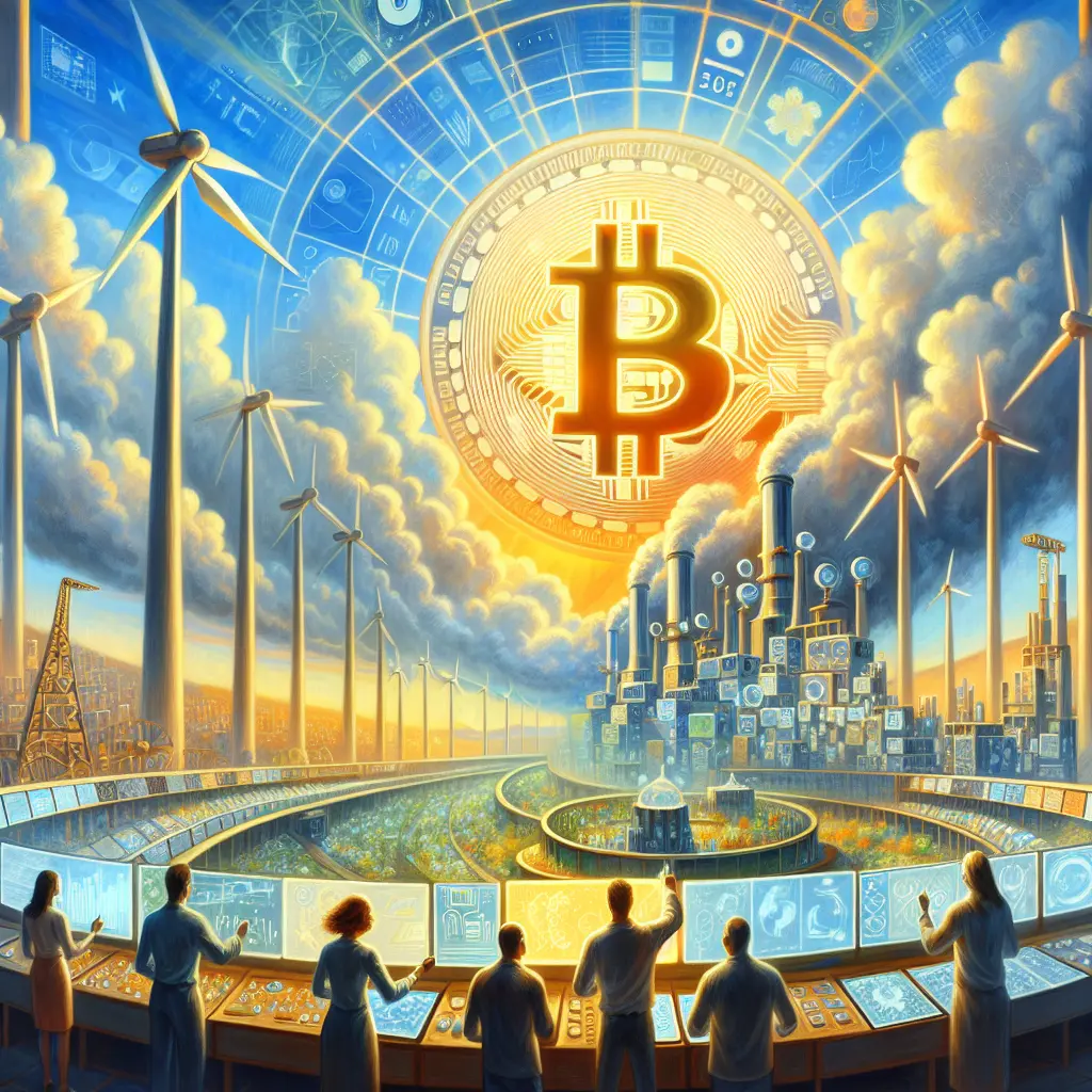 Representation of Bitcoin's Role in Transforming the Renewable Energy Sector