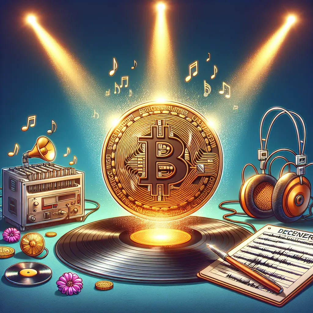 Representation of Bitcoin's Influence on the Music Industry: Revolutionizing Royalty Payments and Copyright Protection