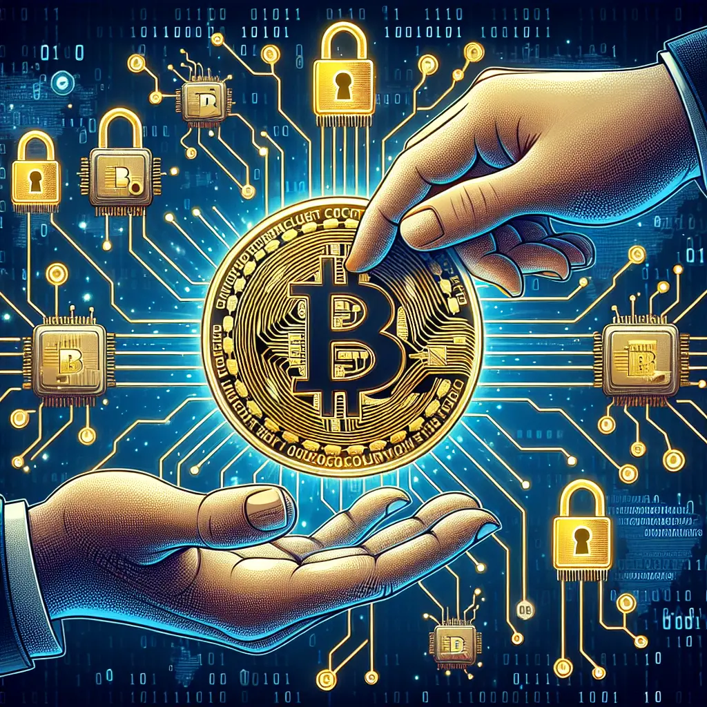 Representation of Bitcoin's Role in Enhancing the Security of Digital Transactions