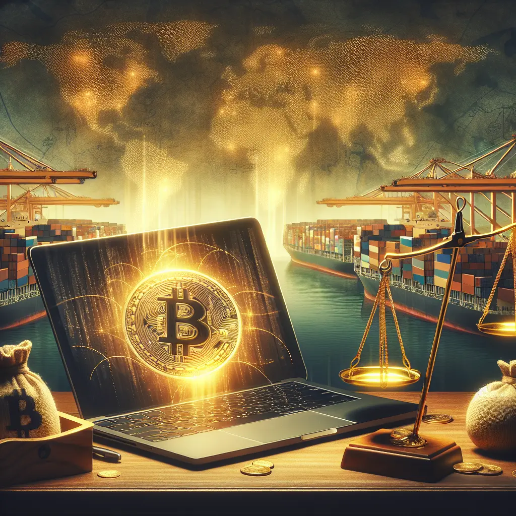 Representation of Bitcoin's Role in Reducing Corruption in International Trade Transactions