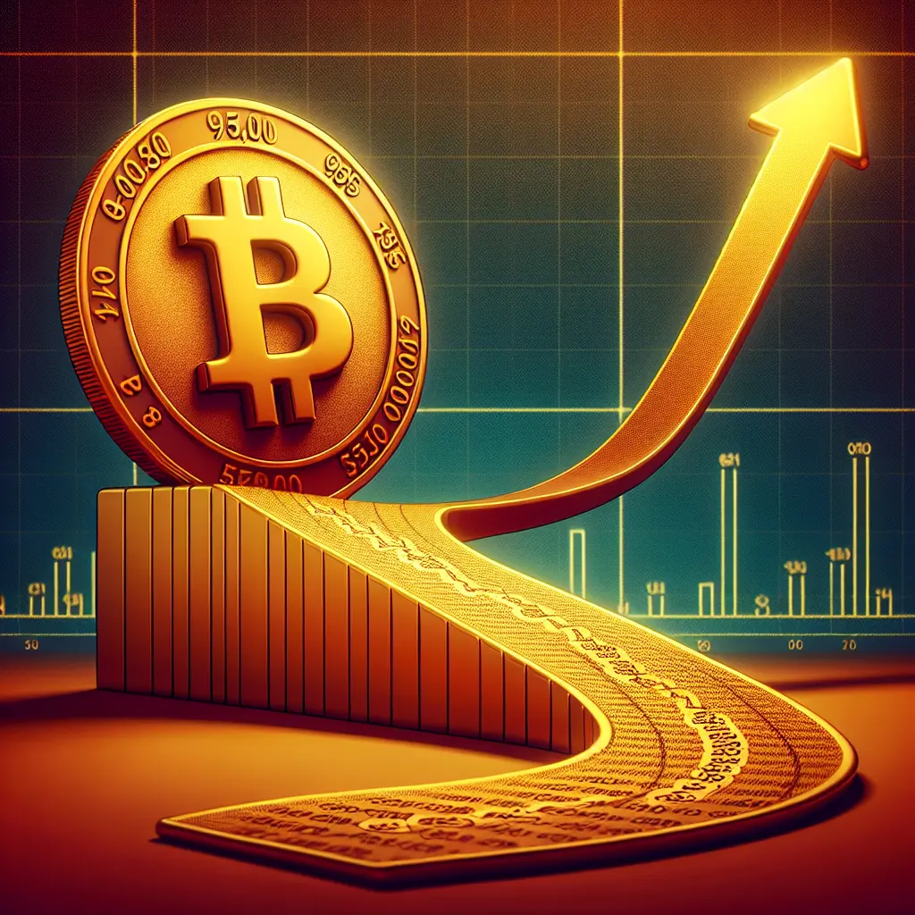 Representation of Bitcoin Price Recovers After Sharp Decline Below $95,000